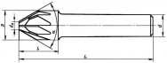 Зенковка 2353-0113 ГОСТ 14953