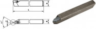 Резец токарный резьбовой 2664-0008 (тип 3 - для левой наружной трапецеидальной резьбы) ГОСТ 18885