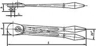 Ключ трещоточный 6910-0301 ГОСТ 22402