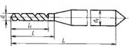 Сверло спиральное малоразмерное 2309-0513 ГОСТ 8034 с утолщенным цилиндрическим хвостовиком