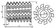 Фреза червячная m1 2510-4245 ГОСТ 9324