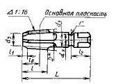 Метчик 2680-0004 для конической резьбы К 1/8 ГОСТ 6227