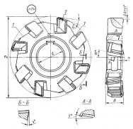 Фреза дисковая трёхсторонняя 2241-0028 ГОСТ 5348