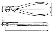 Кусачки боковые 7814-0132 ГОСТ 28037