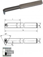 Резец токарный резьбовой 2666-0006 (тип 4 - для левой внутренней трапецеидальной резьбы) ГОСТ 18885
