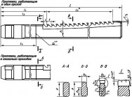 Протяжка шпоночная 10D10 2405-1069.I ГОСТ 18217