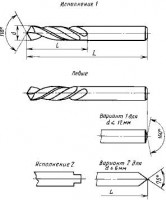 Сверло 2300-0627 (9,3 мм) короткое с цилиндрическим хвостовиком (ЦХ) ГОСТ 4010