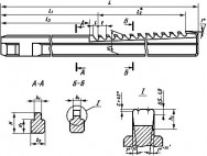 Протяжка шпоночная 3D10 2405-1254К II ГОСТ 18218
