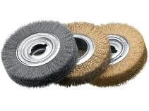 Cylindrical corrugated brush, D250 mm, width 60 mm, steel corrugated wire STH 0.20 mm