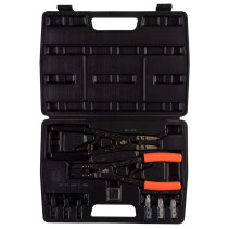 Set of locking ring pullers 254 mm, replaceable nozzles, 15 items, AFFIX AF03300015C case