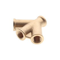 W-shaped splitter ER-SP029/1: internal1/4" EUREKA thread /1/10