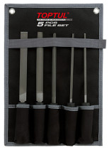 Set of files, 5 pieces on canvas TOPTUL GPAQ0503