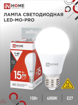Low-voltage LED Lamp LED-MO-PRO 15W 12-48V E27 4000K 1200Lm IN HOME