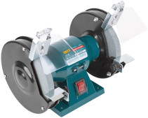 Станок заточной 200 Вт; 2950 об/мин; круги 150/12,7 мм; 16 мм ; 4,5 кг; коробка