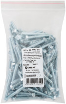 Болт 6-гранная головка (полная резьба) М5 х 40 100 шт DIN933 фасовка