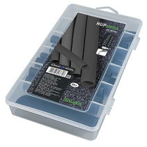 3:1 Heat Shrink Tubing Set, black, 25 pieces