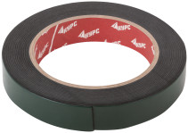 Лента монтажная клейкая на вспененной основе, черная 19 мм х 5 м