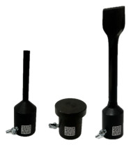 A set of hammers for a Dynamic sledgehammer (3 pieces: narrowed, mushroom, blade)