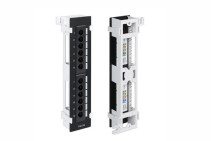 Патч-панель Ripo (Рипо) настенная, 12 портов, Cat.5e (Класс D), 100МГц, RJ45/8P8C, 110, T568A/B,