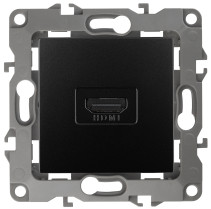 Розетка ЭРА Серия 12 12-3114-05 HDMI IP20 антрацит