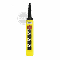 Control panel 6 buttons 2 speeds, stop, key, start, for crane beams, IP65 XAC-A6913Ystart