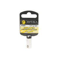 Адаптер переходной ER-92501H 1/4"(F) х 3/8"(М) 26мм (с держателем) ЭВРИКА 1/400