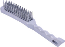 5-row metal brush with plastic handle (Avtodor) 44015