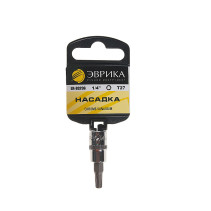 Насадка ER-93206H 1/4" DR торкс T27 (с держателем) ЭВРИКА 1/240