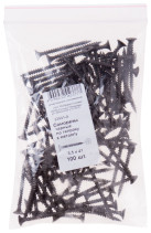 Саморезы черные по гипроку к металлу 3,5 х 41 (фасовка 100 шт)