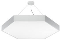 Светильник LED ЭРА Geometria SPO-121-W-40K-038 Hexagon 38Вт 4000K 4000Лм IP40 600*80 белый подвесной драйвер внутри