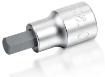 Головка торцевая с шестигранной вставкой HEX 1/4" 2,5 мм L=37 мм TOPTUL BCDA082E
