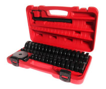 A set of mandrels for pressing bearings, bushings, oil seals 18-74mm 50 items in a JTC case