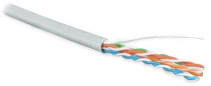 UUTP4-C5E-S24-IN-PVC-GY-100 (100 м) Кабель витая пара, неэкранированная U/UTP, категория 5e, 4 пары (24 AWG), одножильный (solid), PVC, -20°C – +75°C, серый - гарантия: 15 лет компонентная, 25 лет системная