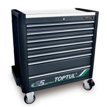 Jumbo tool cart with 7 drawers, stainless steel countertop TOPTUL TCBT0703