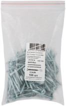 Шурупы оцинкованные, остроконечные DIN7982, 3,9 х 38 (фасовка 100 шт)