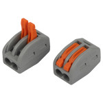 ERA terminal NO-225-382 universal 222-412 with levers 2-wire 0.08-2.5/4 mm2 pack of 20 pieces