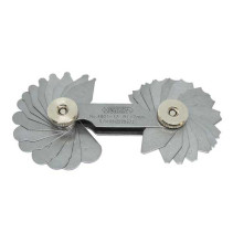 Templates with a radius of 1-7 mm