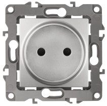 Розетка ЭРА Серия 12 12-2105-03 2P 16A-250В IP20 алюминий