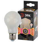 LED lamp ERA F-LED A60-13W-827-E27 frost E27 13W filament pear matte warm white light