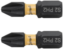 Набор торсионных бит, 2шт., CUTOP Profi Plus, PH2, 25 мм