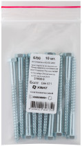 Plumbing bolt DIN 571 6/80 (packing 10 pcs)