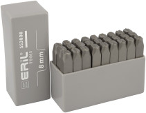 A set of letter stamps Latin 8mm (steel) BERIL