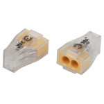 ERA terminal NO-225-363 quick-release 773-602 transparent 2-wire 0.75-4.0 mm2 pack of 50 pcs