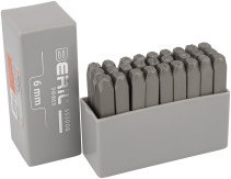 Set of Latin letter stamps 6mm (steel) BERIL