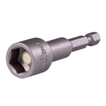 1/4" hex screwdriver head, 12 mm, L = 65 mm, magnetic KING TONY 7616512M