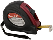 Tape measure rubberized Classic case 5 m x 19 mm