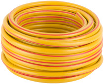 Three-layer reinforced irrigation hose, yellow 1/2" x 1.9 mm x 25 m