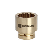 Головка торцевая ударная NORGAU Industrial искробезопасная 1", 52 мм, ND21K-52NSA