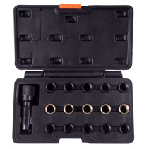 Tap for candle thread restoration, set of repair inserts (futorok), case, 16 items AFFIX AF10312116C