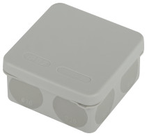Soldering box ERA KOR-80-80-40- 9g-2MP Two-component HF UV resistant 80x80x40mm grey Direct mounting IP67